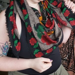 Vintage Flower Scarf